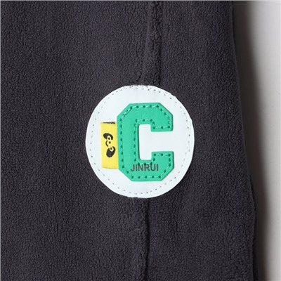 Брюки с начёсом для мальчика, рост 80-86 см, серые