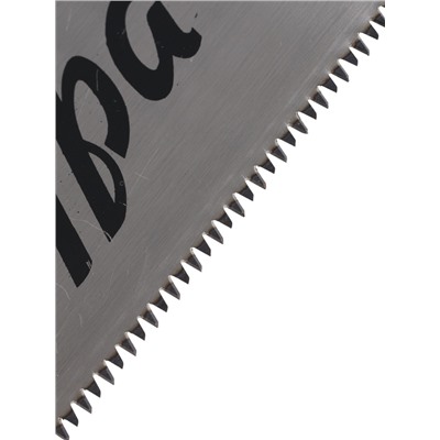 УЦЕНКА Ножовка по дереву ТУНДРА, 2К рукоятка, 3D заточка, каленый зуб, 7-8 TPI, 450 мм