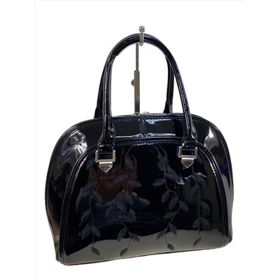 Женская сумка из искусственной кожи, цвет черный