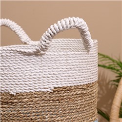 Корзина плетёная, 30×30×40 см