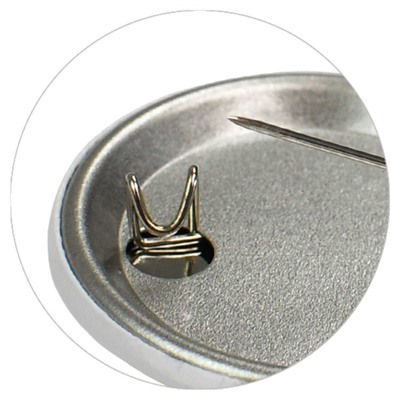 Значки 3шт "ЧЕРНЫЙ КОТ" 3.7 см на булавке ассорти 71099 Феникс