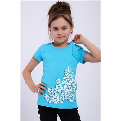 Футболка 51176 детская (Голубой)