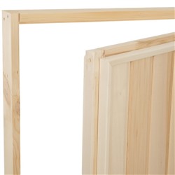 Дверь для бани и сауны «Эконом», 190×80 см, деревянная, «Добропаровъ»