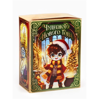 Сладкий детский новогодний подарок «Волшебного Нового года», конфеты 500 г, пазлы