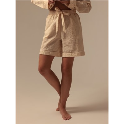 Шорты домашние женские SL Home Basic, бежевые, размер L