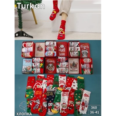 Носки новогодние набор