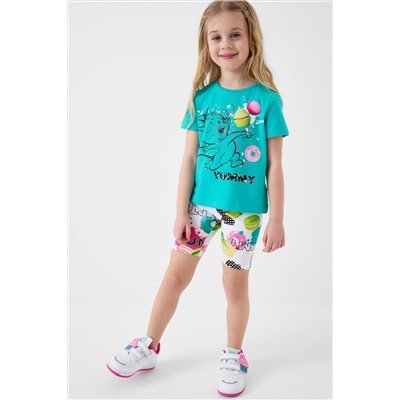 Фуфайка трикотажная для девочек (футболка) PLAYTODAY, 1240319