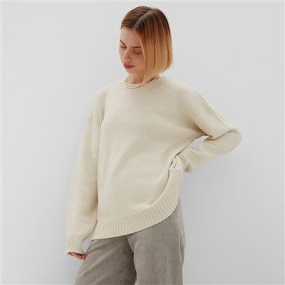 Джемпер женский MINAKU: Knitwear collection, бежевый, размер 50-52