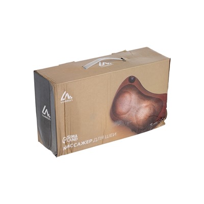 УЦЕНКА Массажёр для шеи Luazon LEM-26, 25 Вт, ИК-подогрев, 220/12 В