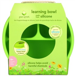 Green Sprouts, Learning Bowl, 9+ Months, Green, 1 Bowl