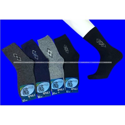 Термоноски мужские собачья шерсть Ромбики арт. 1602-1