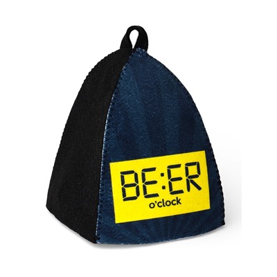 Шапка для бани и сауны Beer o'clock, полиэфир