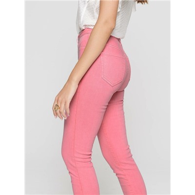 Джинсы CONTE Цветные джинсы skinny с высокой посадкой и эффектом варки CON-236 Lycra