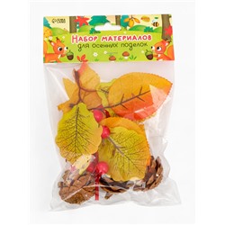 Осенние листья и шишки, декор для творчества «Осень»