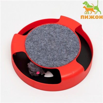 Игровой комплекс «Пижон» с подвижной мышкой, красный