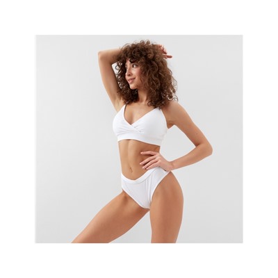 Комплект нижнего белья женский (топ, трусы) Collorista, белый, размер 44-46