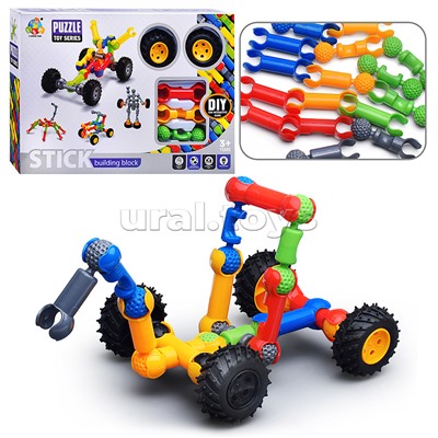 Конструктор "Транспорт" (22 дет.) в коробке