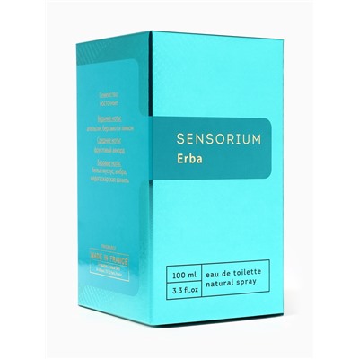 Туалетная вода женская Sensorium Erba, 100 мл