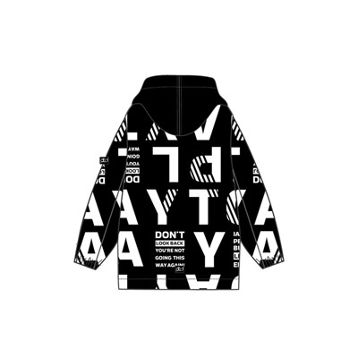 Куртка текстильная с полиуретановым покрытием для девочек (ветровка)