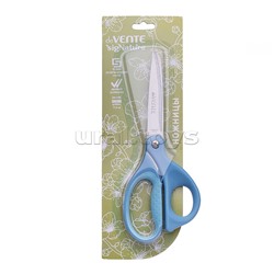 Ножницы канцелярские "SigNature" 17,8 см, двухцветные прорезиненные кольца, в картонном блистере, цвет сумеречный синий