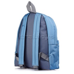 Рюкзак мягкий "Коты-хулиганы серые" 1 отделение, на молнии с двумя бегунками, большой карман на молнии снаружи, мягкие наплечники, с подкладкой, материал полиэстер, размер 39х30х14см