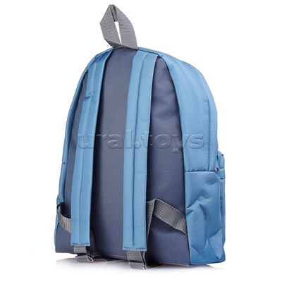 Рюкзак мягкий "Коты-хулиганы серые" 1 отделение, на молнии с двумя бегунками, большой карман на молнии снаружи, мягкие наплечники, с подкладкой, материал полиэстер, размер 39х30х14см