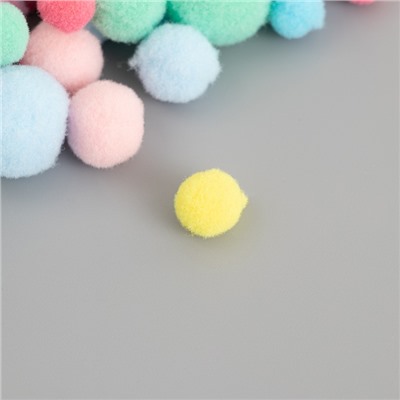 Декор для творчества «Помпончики. Конфеты» d=1-3 см набор 135 шт.