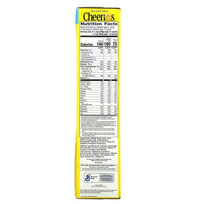 General Mills, Limited Edition, Cheerios with Happy Heart Shapes, 12 oz (340 g)