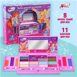 Детская косметика «Ты самая красивая» WINX, в наборе 8 теней, 11 блесков для век