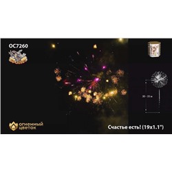 Фейерверк ОС7260 Счастье есть! (1,1" х 19)