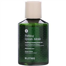 Blithe, Patting Splash Mask, успокаивающая и заживляющая маска с зеленым чаем, 150 мл (5,07 жидк. унции)
