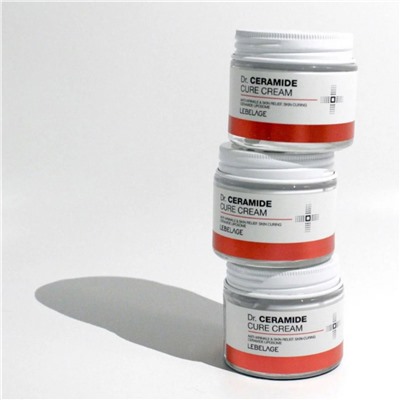 Lebelage Антивозрастной крем улучшающий рельеф кожи с керамидами / Dr. Ceramide Cure Cream, 70 мл 19958