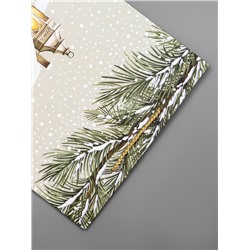 Пакет подарочный новогодний ламинированный, «Новогодний домик», 26×12×32 см