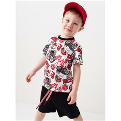 Комплект трикотажный для мальчиков: фуфайка (футболка), шорты