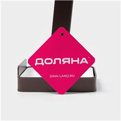 Подставка под ложку Доляна «Лофт», коричневая
