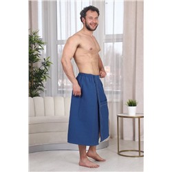 Накидка вафельная мужская однотонная