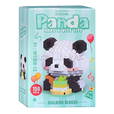 Конструктор "Панда" (159 дет.) в коробке