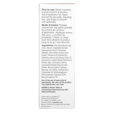 Derma E, средство против морщин для кожи вокруг глаз, 14 г (1/2 унции)