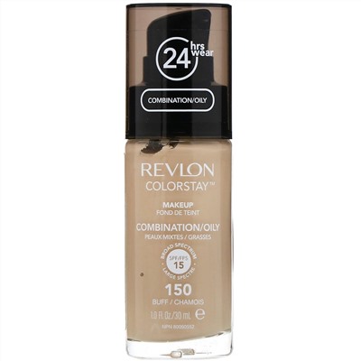 Revlon, Макияж для комбинированной и жирной кожи Colorstay, оранжево-желтый оттенок 150, 30 мл