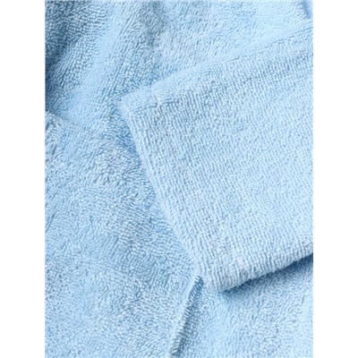Халат махровый детский Этель «Акула», размер 32 (110-116 см), голубой