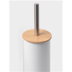 Ёршик для унитаза SAVANNA BAMBOO, 9.5×38 см, белый
