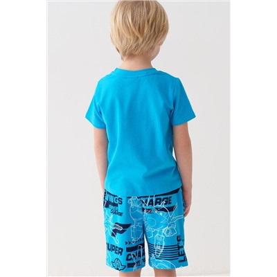 Комплект трикотажный для мальчиков: фуфайка (футболка), шорты PLAYTODAY, 1239656