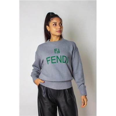 Теплый джемпер F женский арт.1835 (Серый)