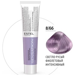 ESTEL DeLuxe Sensation Крем-краска для волос 8/66 Светло-русый фиолетовый интенсивный 60 мл