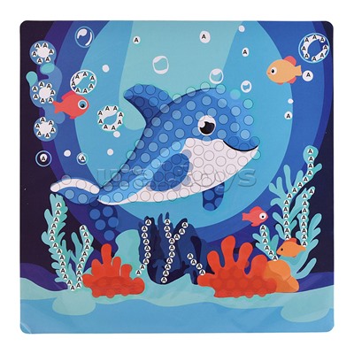 Набор творческая мастерская "Дельфин" 20*20 см.