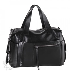Сумка женская кожаная 6619VG black  Vitelli Grassi
