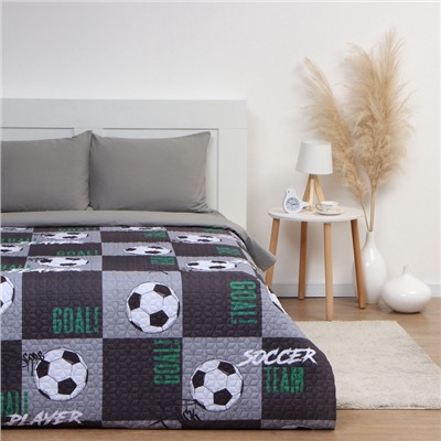 Покрывало 1.5-спальное «Этель» Soccer team, 145×210±5 см, микрофибра