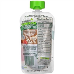 Sprout Organic, Power Pak, 12 Months & Up, Apple with Superblend Blueberry Plum, 4.0 oz (113 g)