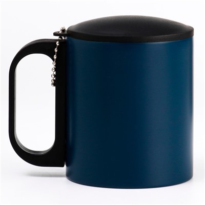 Термокружка, 180 мл, «Мастер К», сохраняет тепло 2 ч, 8.5×6.8 см, темно-синяя