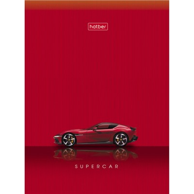 Записная книжка А6  32л клетка "Гоночные авто" глянц.лам (090684) Хатбер